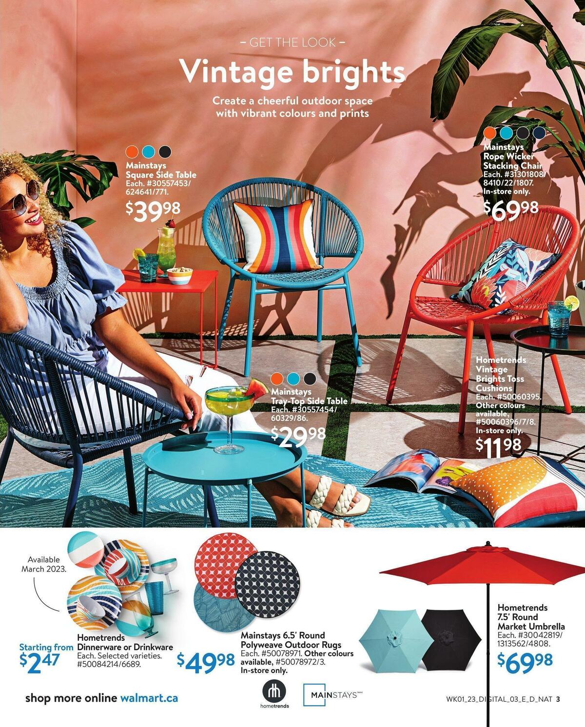 Walmart Patio Digest Flyer from January 26