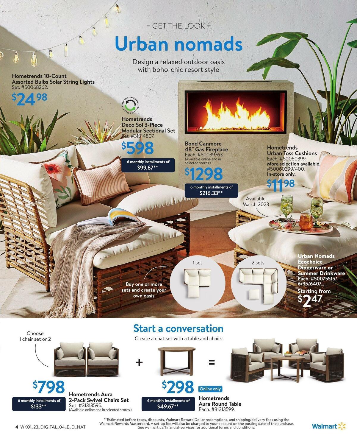 Walmart Patio Digest Flyer from January 26