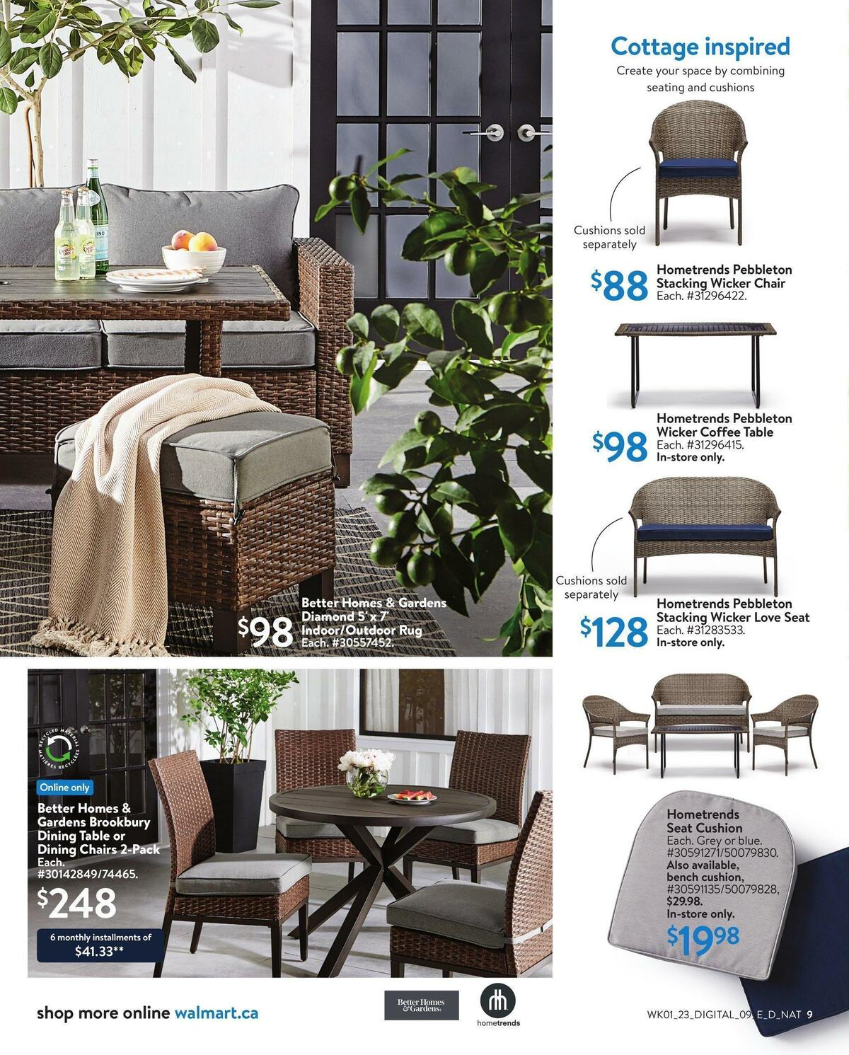 Walmart Patio Digest Flyer from January 26