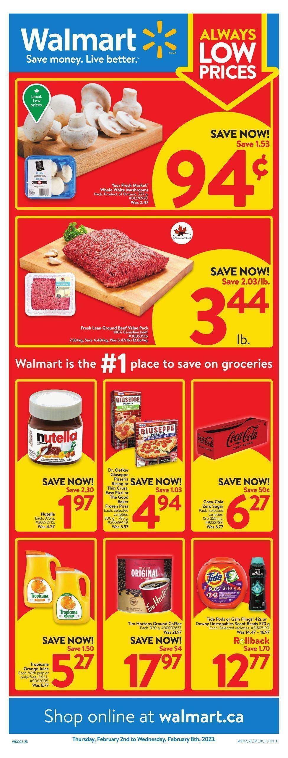 Walmart Flyer from February 2