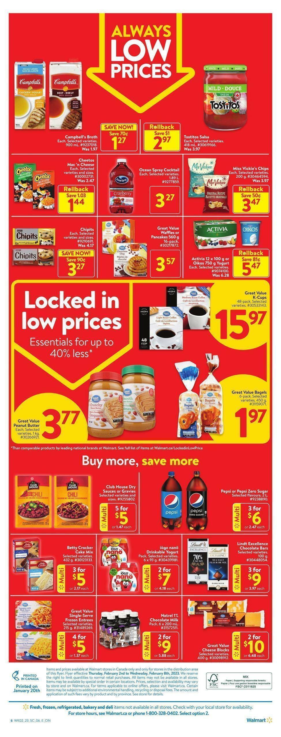 Walmart Flyer from February 2