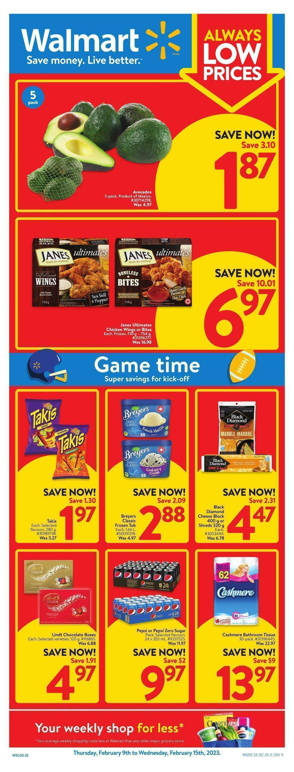 Walmart Flyer from February 9