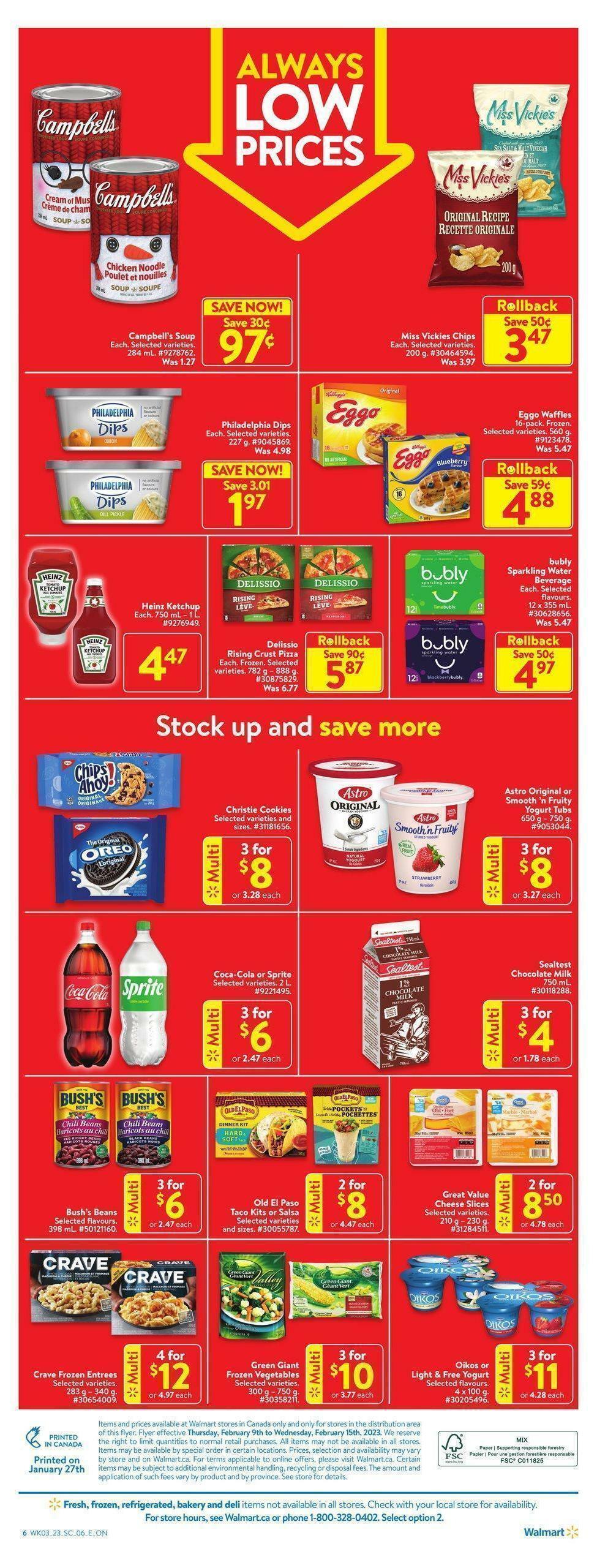 Walmart Flyer from February 9