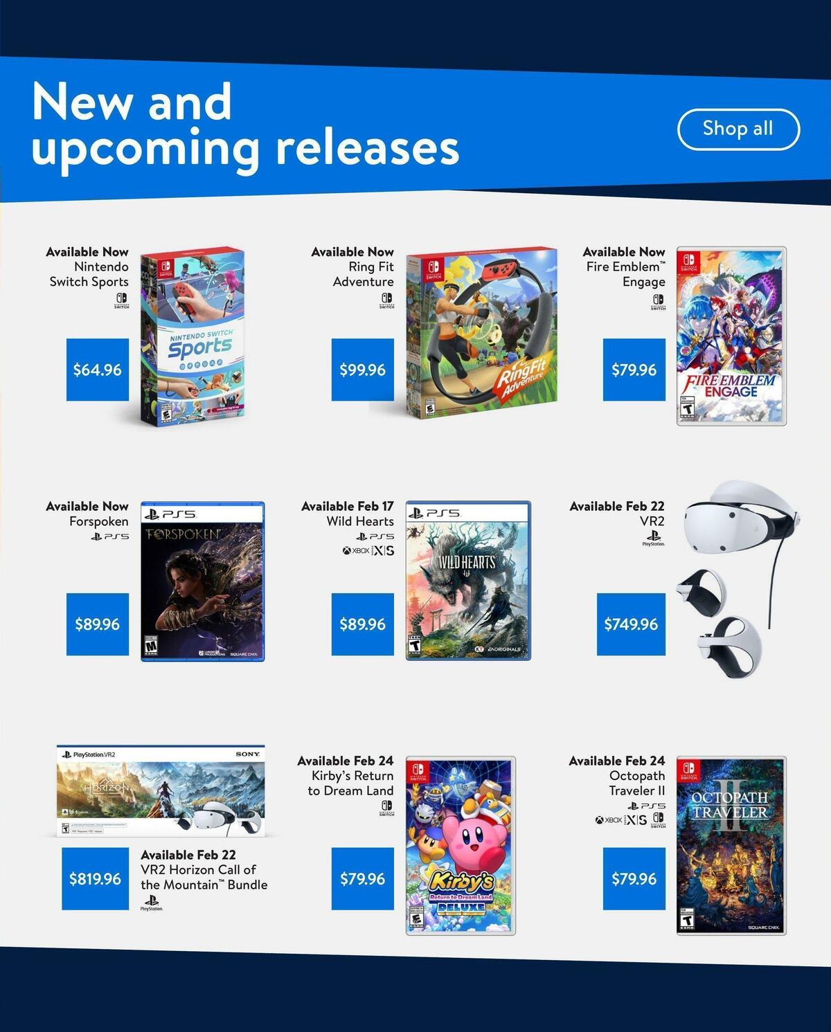 Walmart February Gaming Catalogue Flyer from February 2