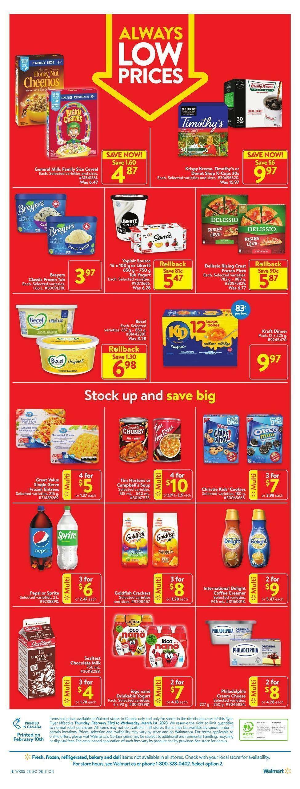 Walmart Flyer from February 23