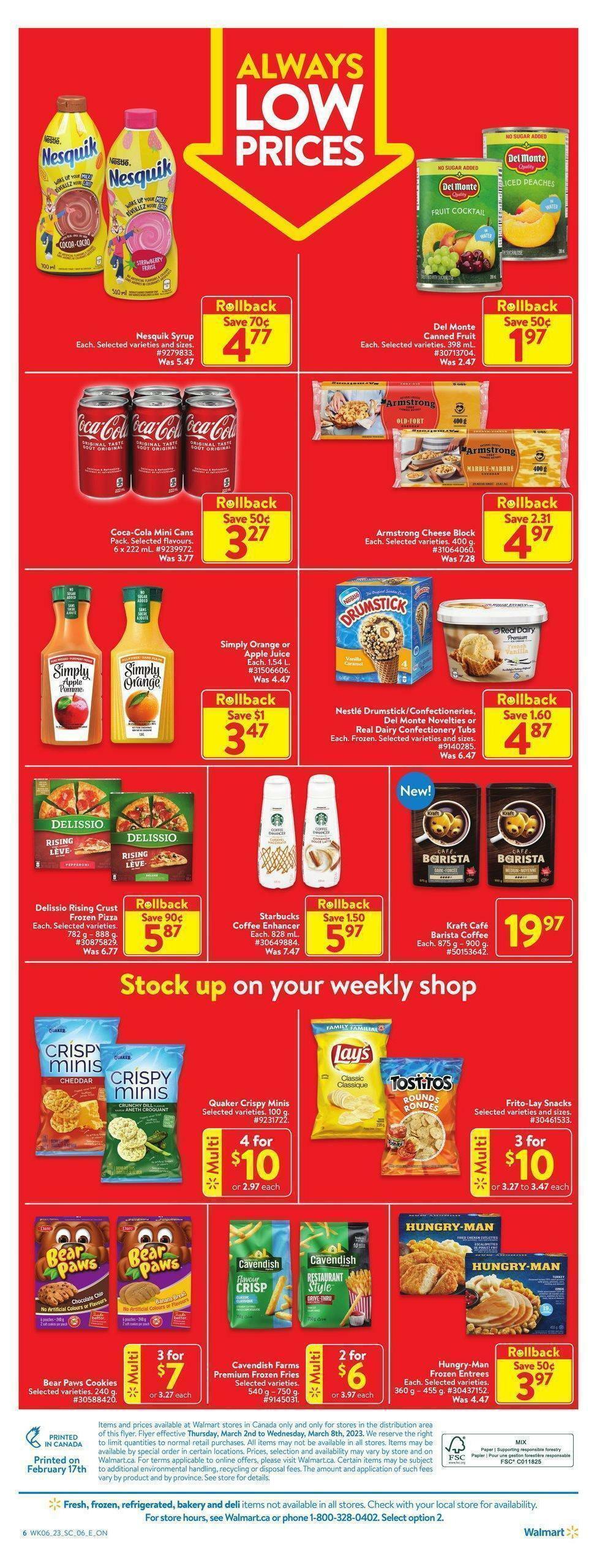 Walmart Flyer from March 2