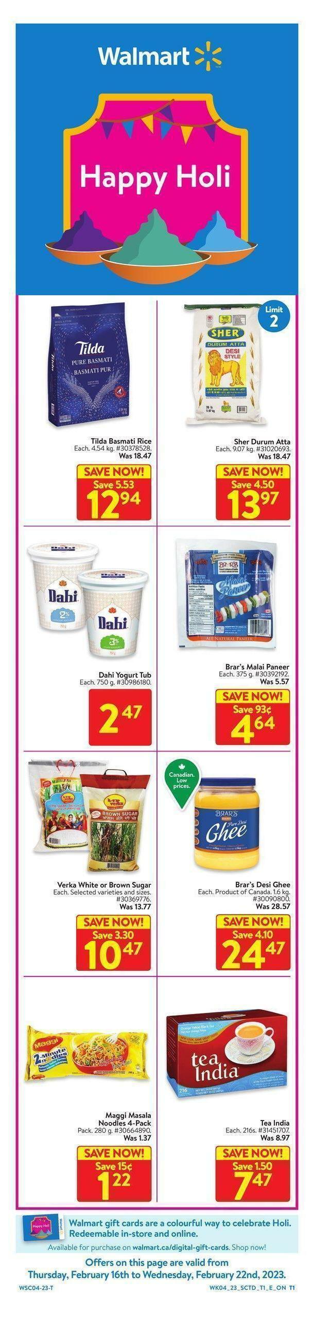 Walmart Flyer from March 2