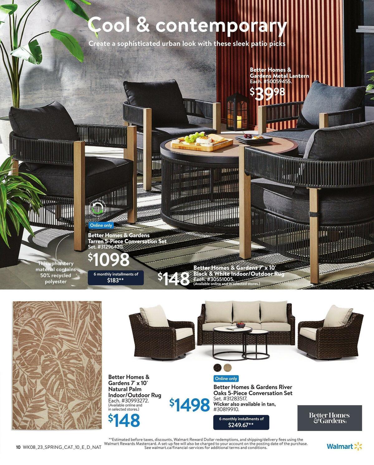 Walmart Outdoor Living Flyer from March 16