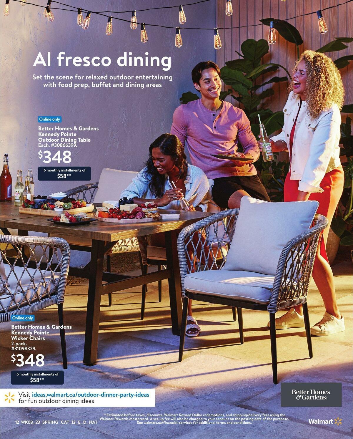 Walmart Outdoor Living Flyer from March 16