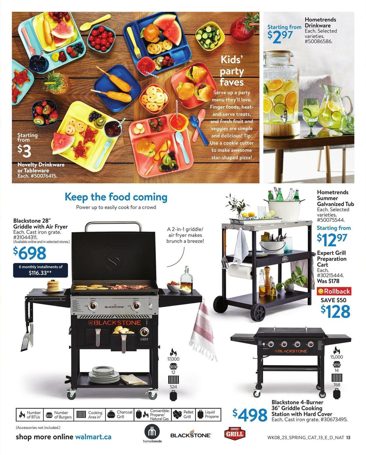 Walmart Outdoor Living Flyer from March 16