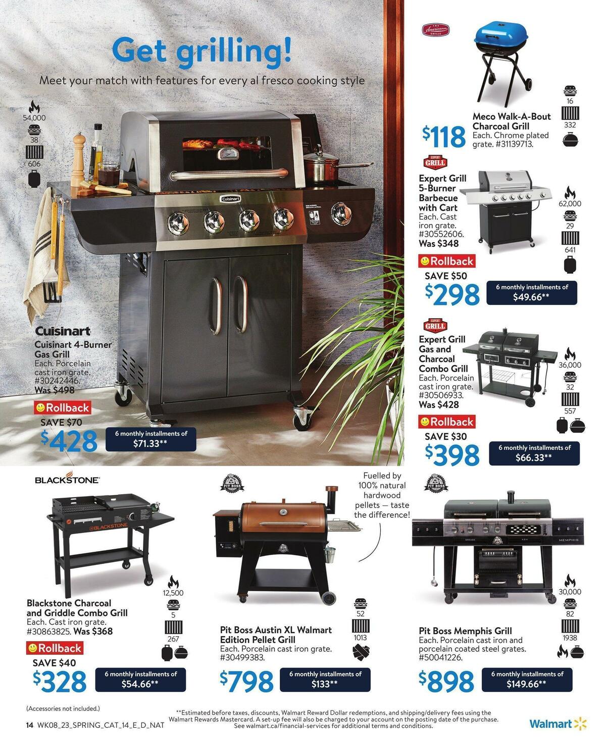 Walmart Outdoor Living Flyer from March 16