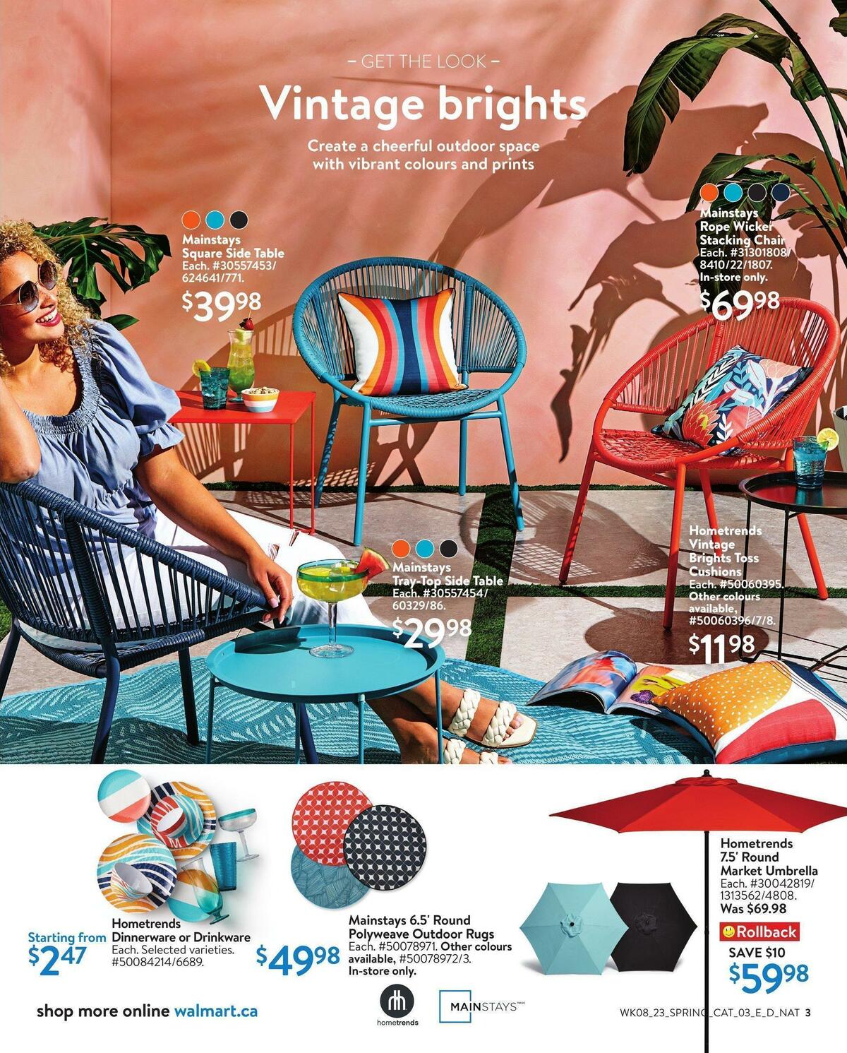 Walmart Outdoor Living Flyer from March 16