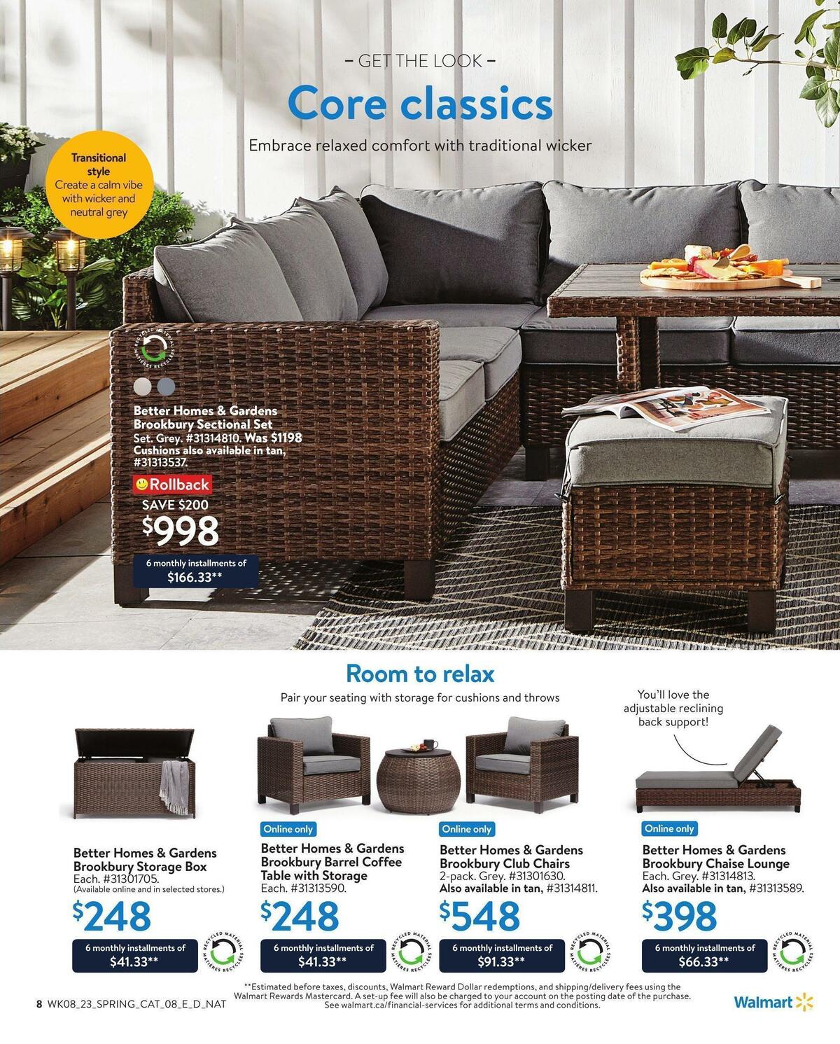 Walmart Outdoor Living Flyer from March 16