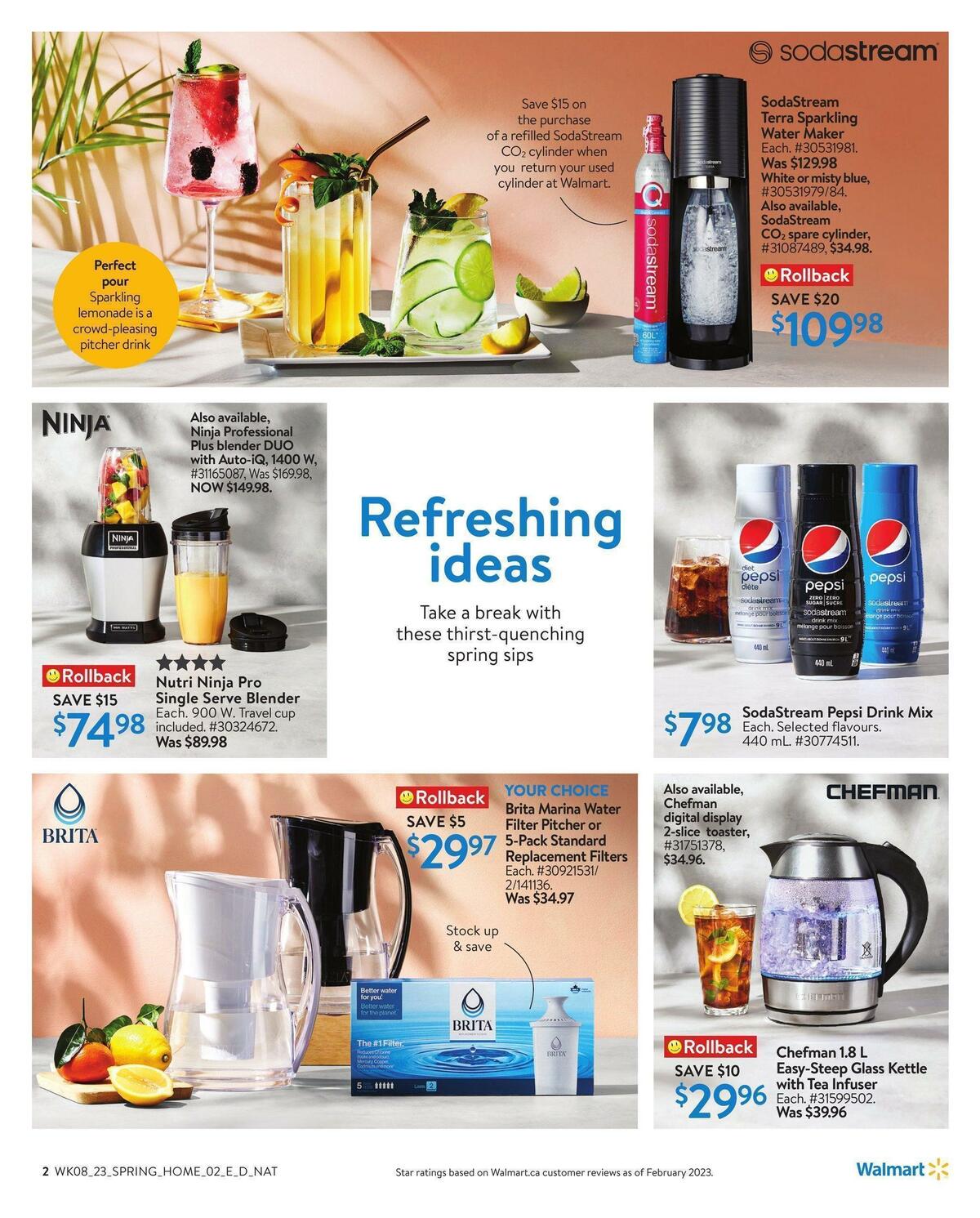 Walmart Home Refresh Flyer from March 16