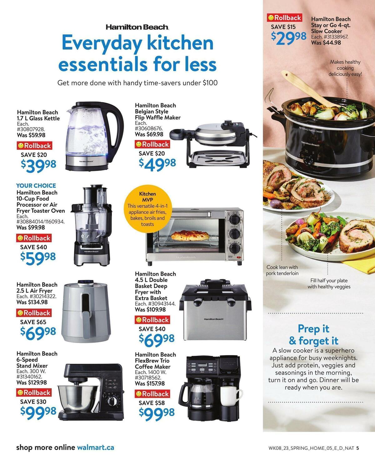 Walmart Home Refresh Flyer from March 16