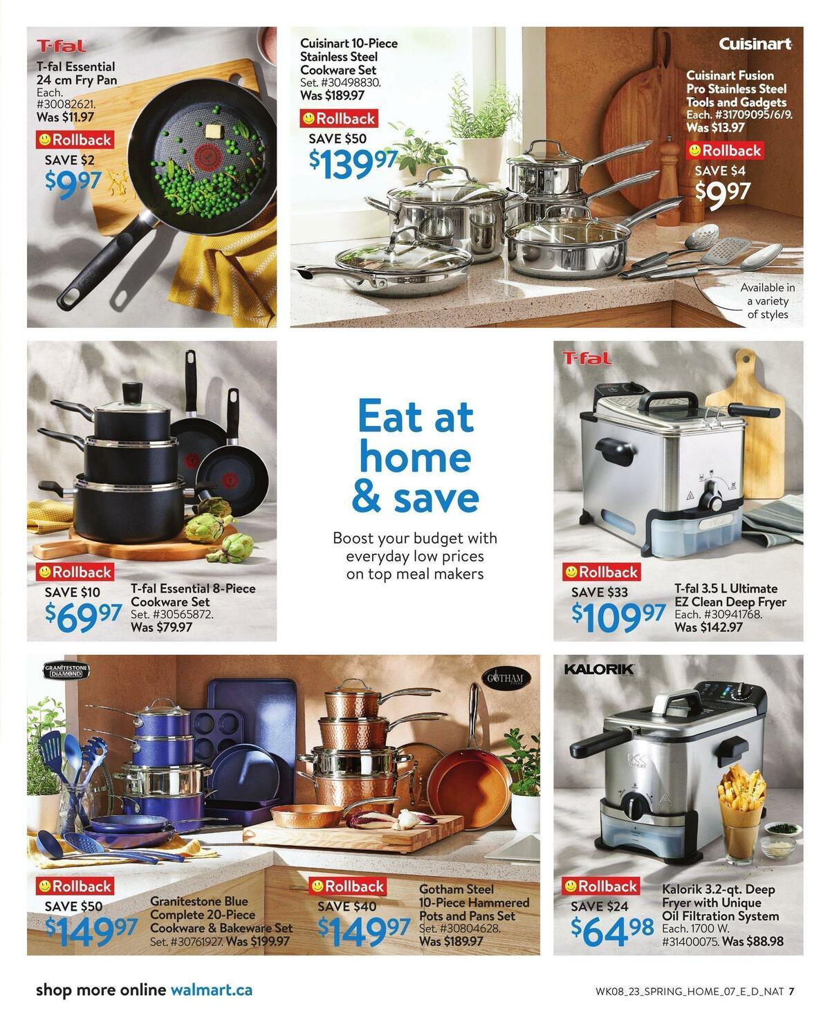 Walmart Home Refresh Flyer from March 16