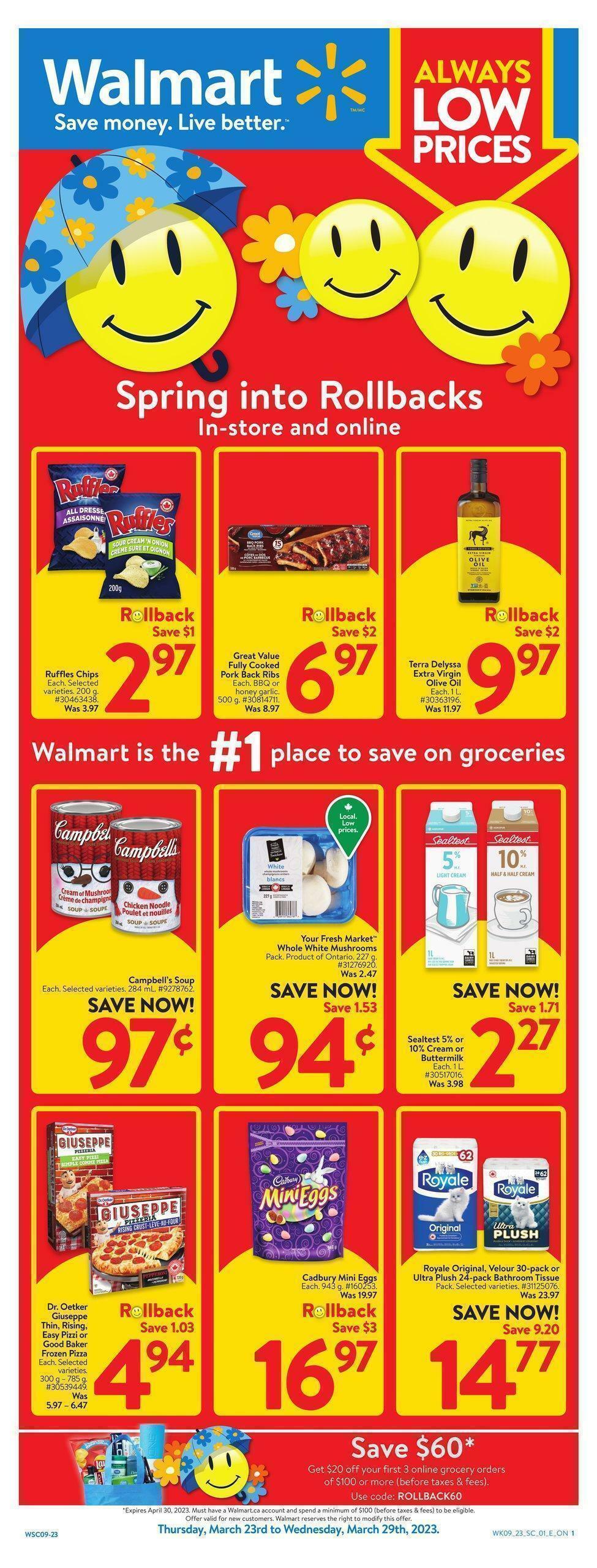 Walmart Flyer from March 23