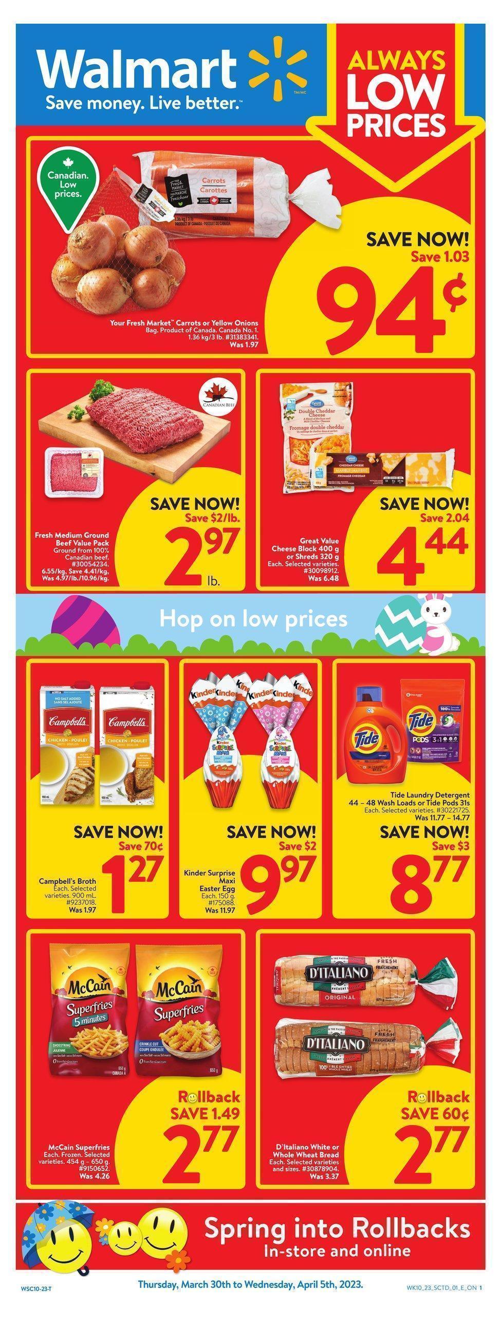 Walmart Flyer from March 30