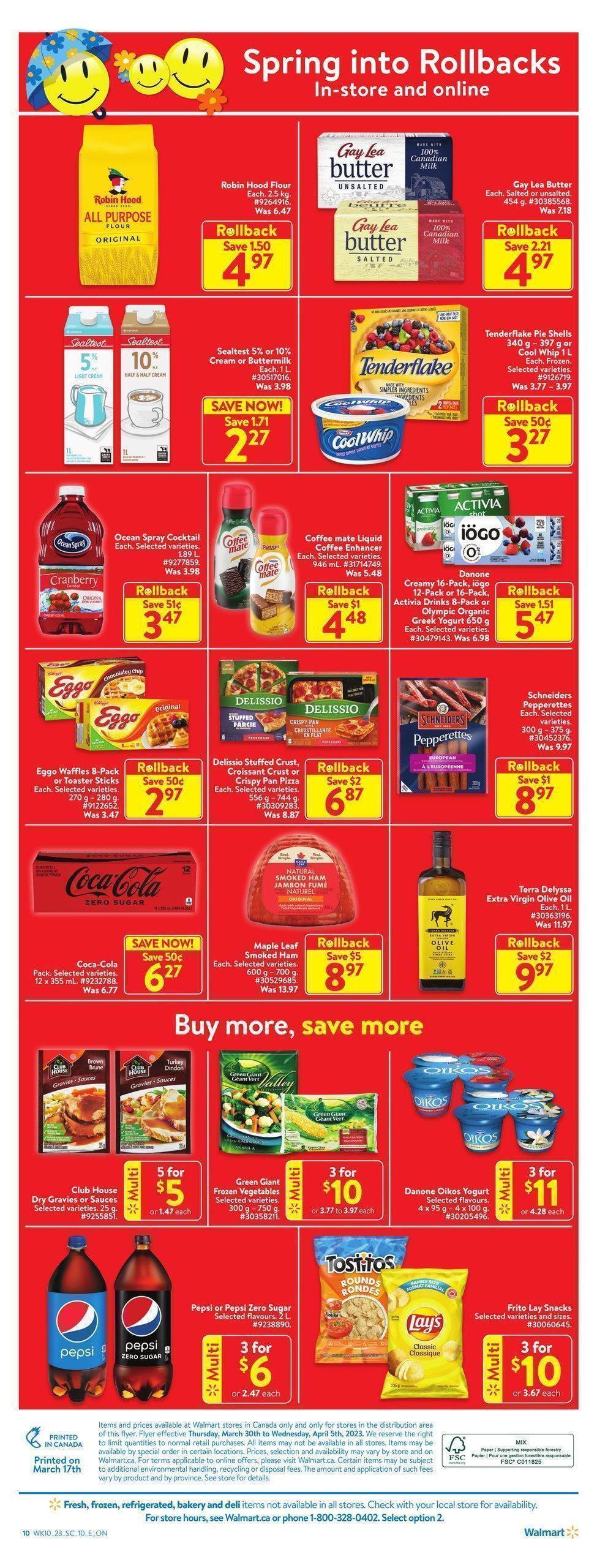 Walmart Flyer from March 30