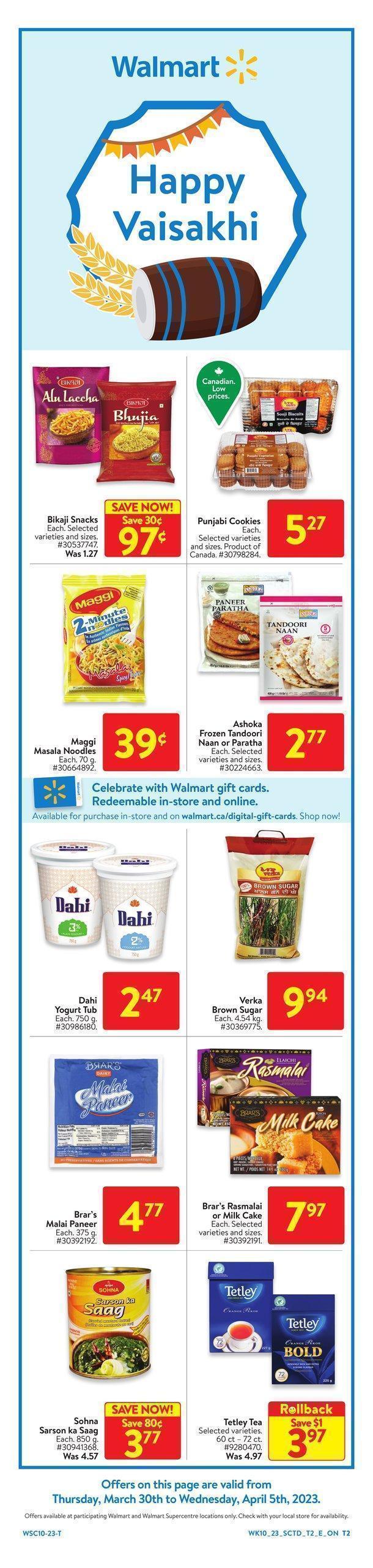 Walmart Flyer from March 30