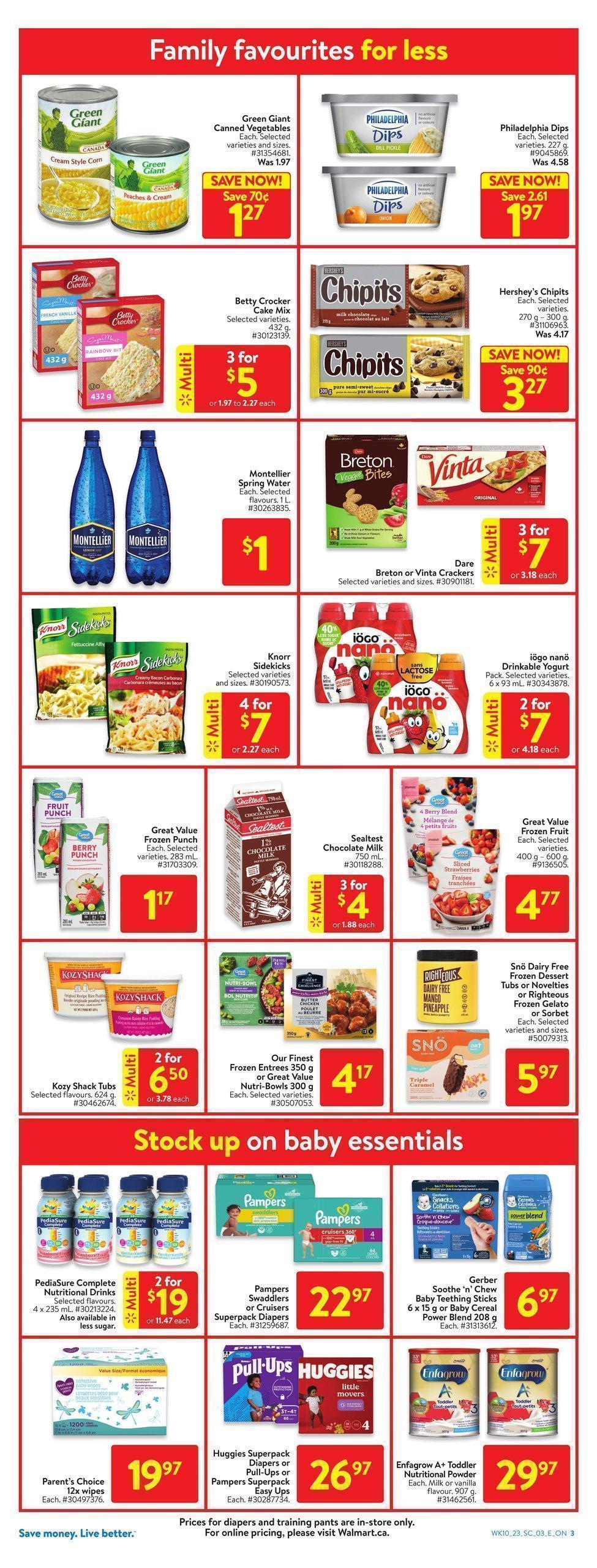 Walmart Flyer from March 30