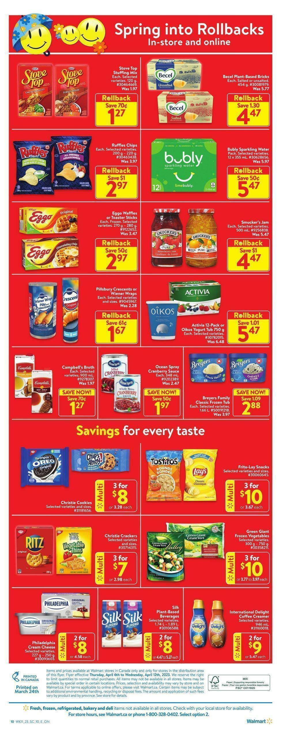 Walmart Flyer from April 6