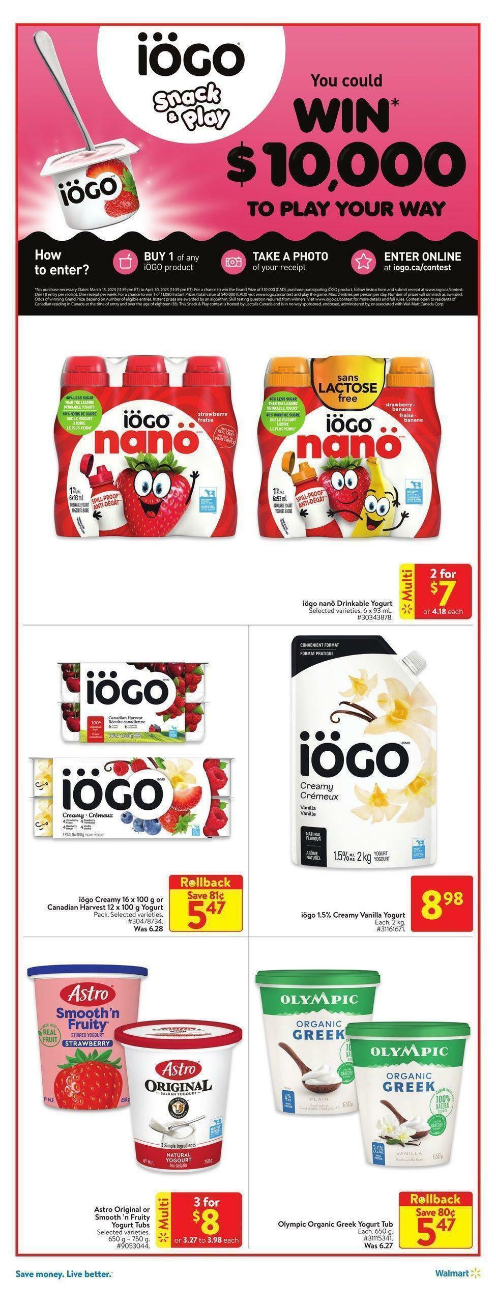 Walmart Flyer from April 6