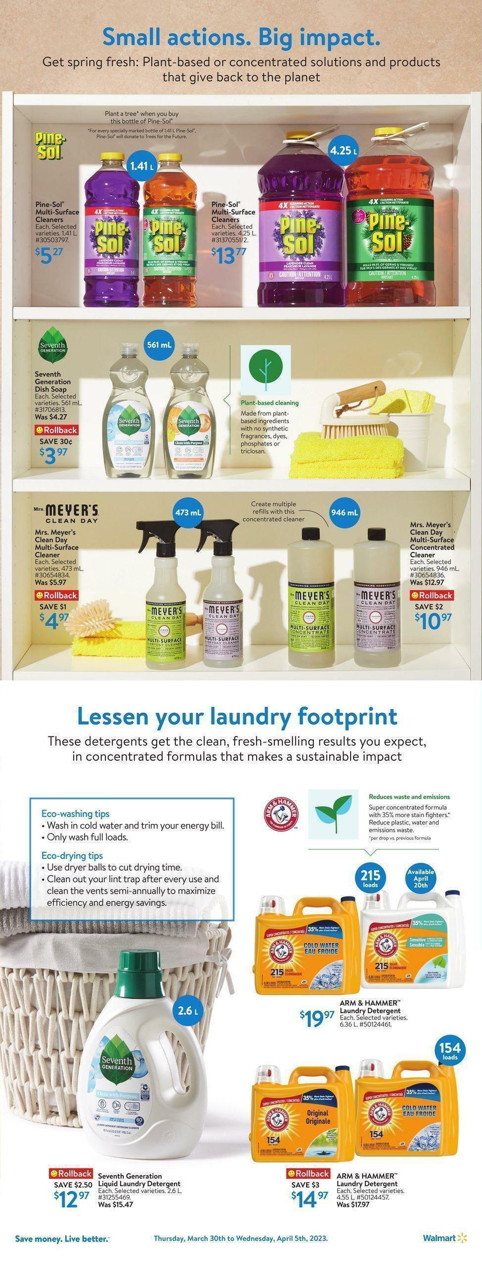 Walmart Spotlight Flyer from March 30