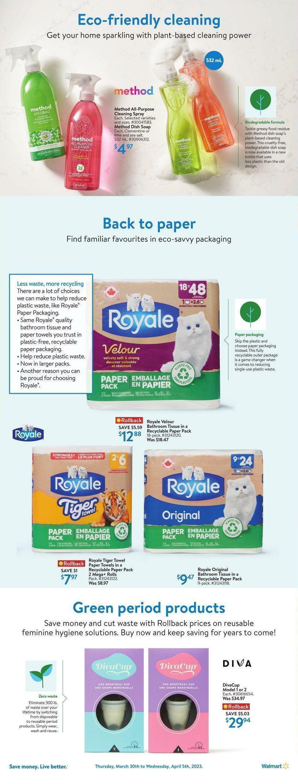 Walmart Spotlight Flyer from March 30