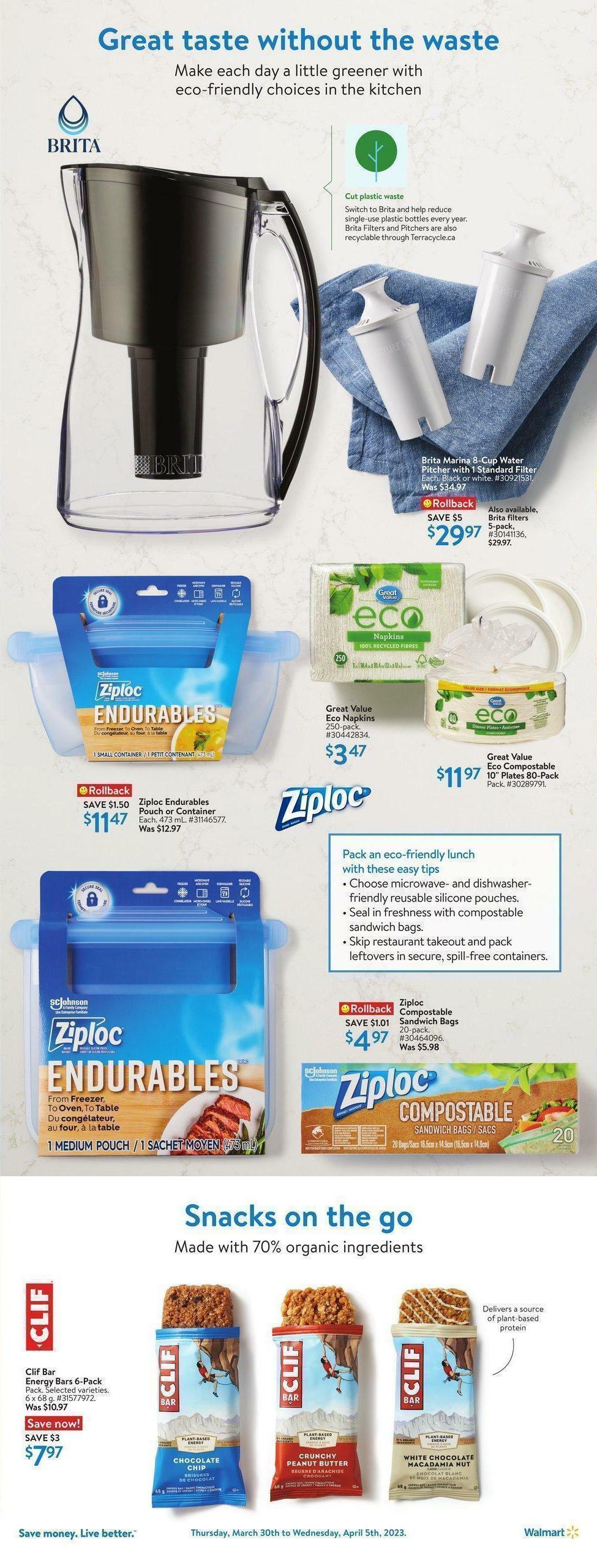 Walmart Spotlight Flyer from March 30