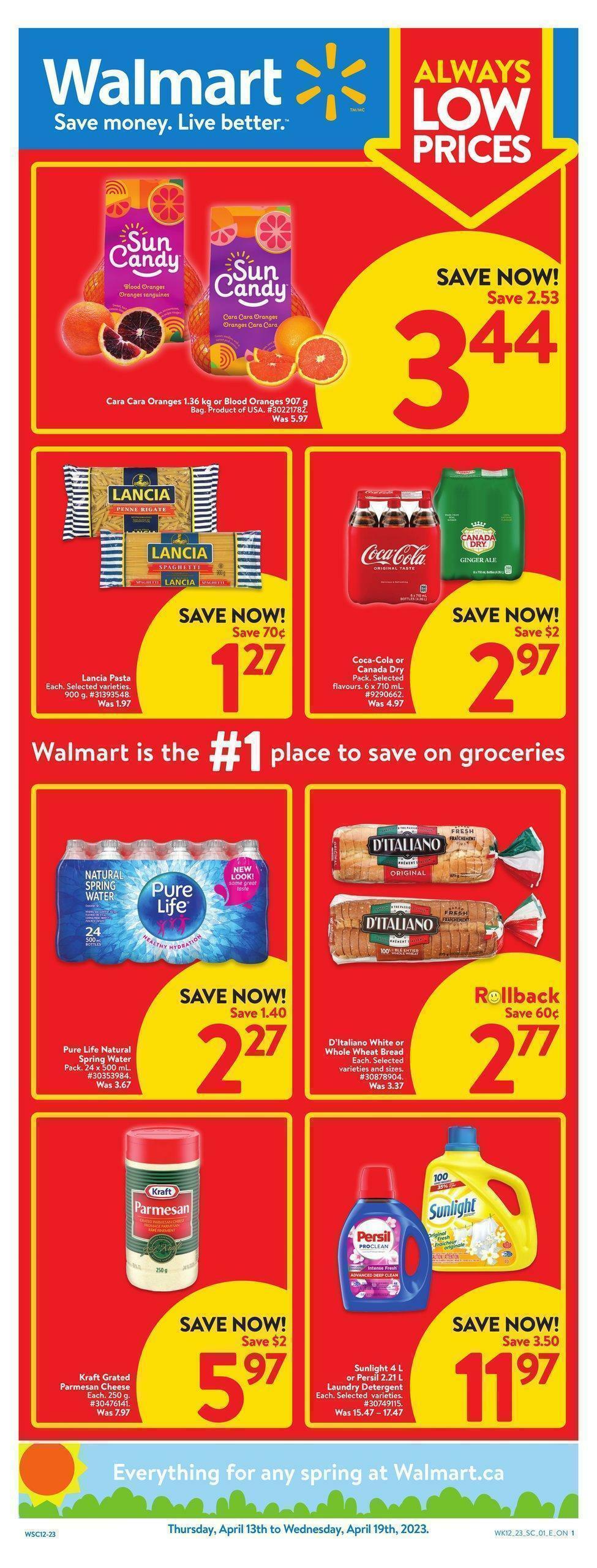Walmart Flyer from April 13