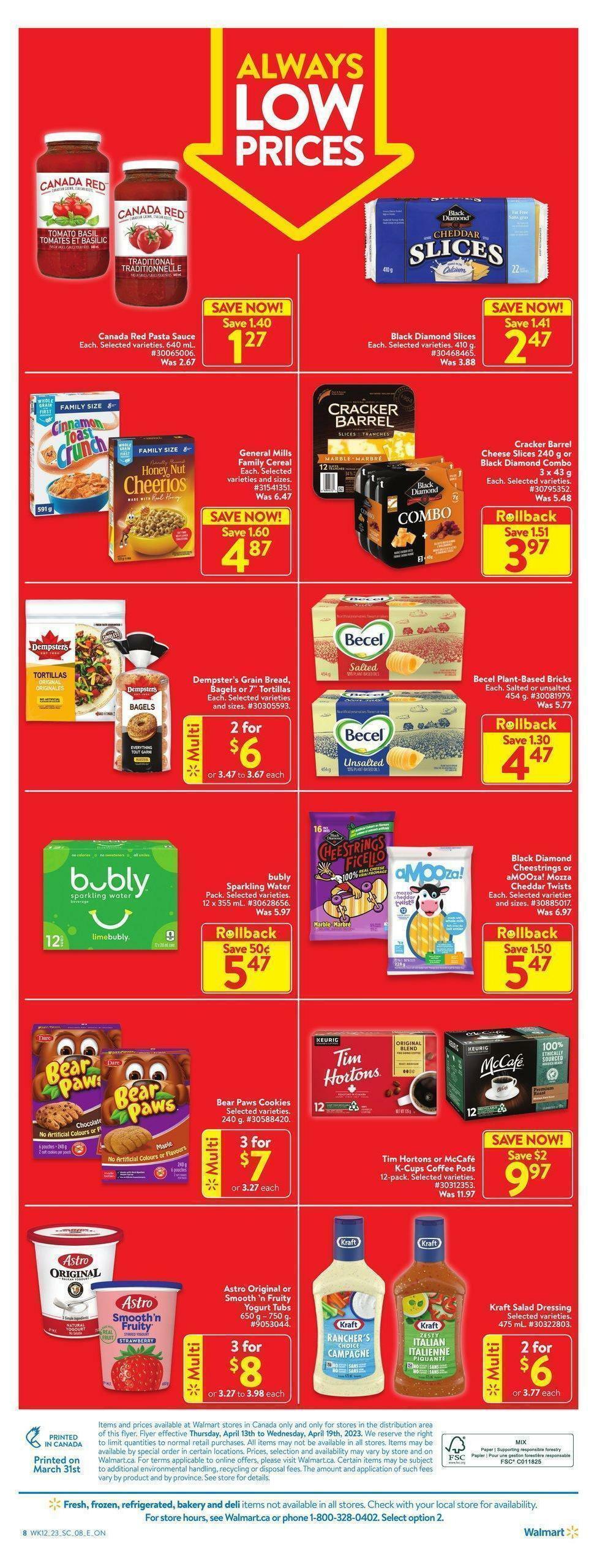 Walmart Flyer from April 13