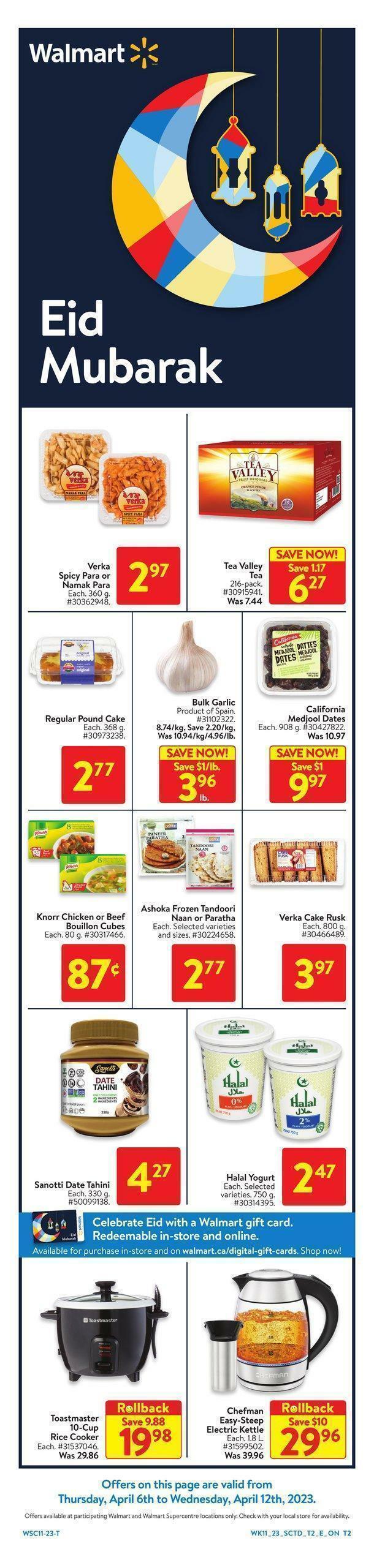 Walmart Flyer from April 13