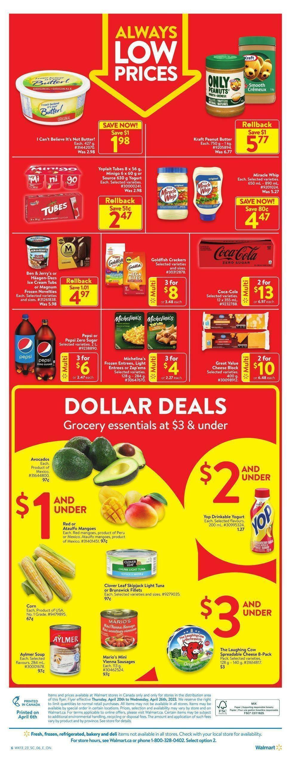 Walmart Flyer from April 20