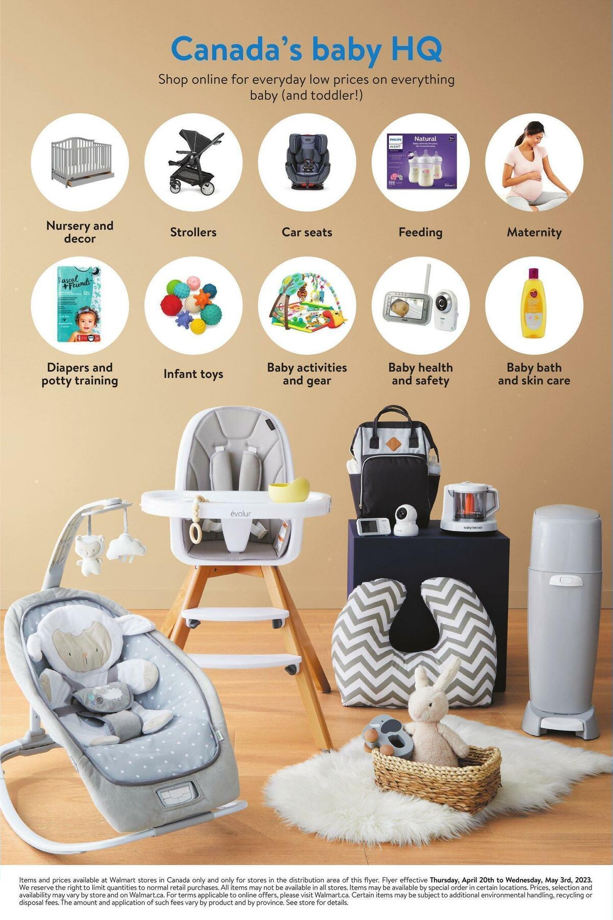 Walmart Baby & toddler Flyer from April 20