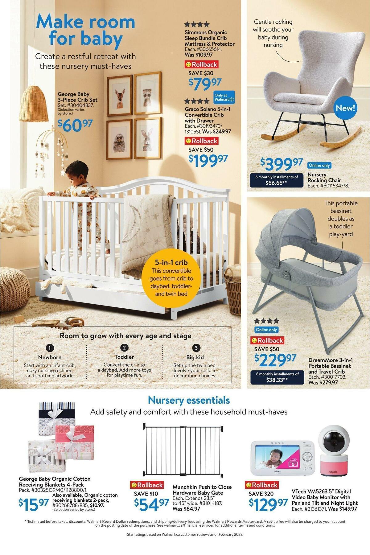 Walmart Baby & toddler Flyer from April 20