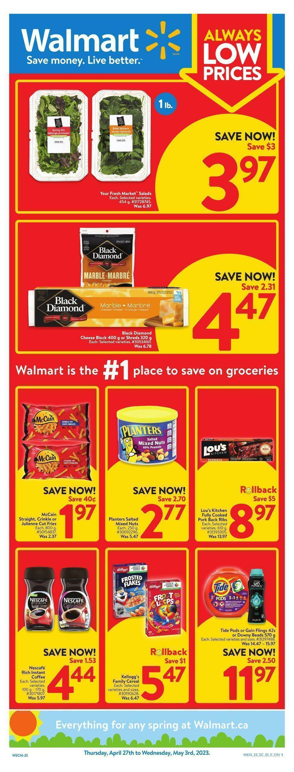 Walmart Flyer from April 27