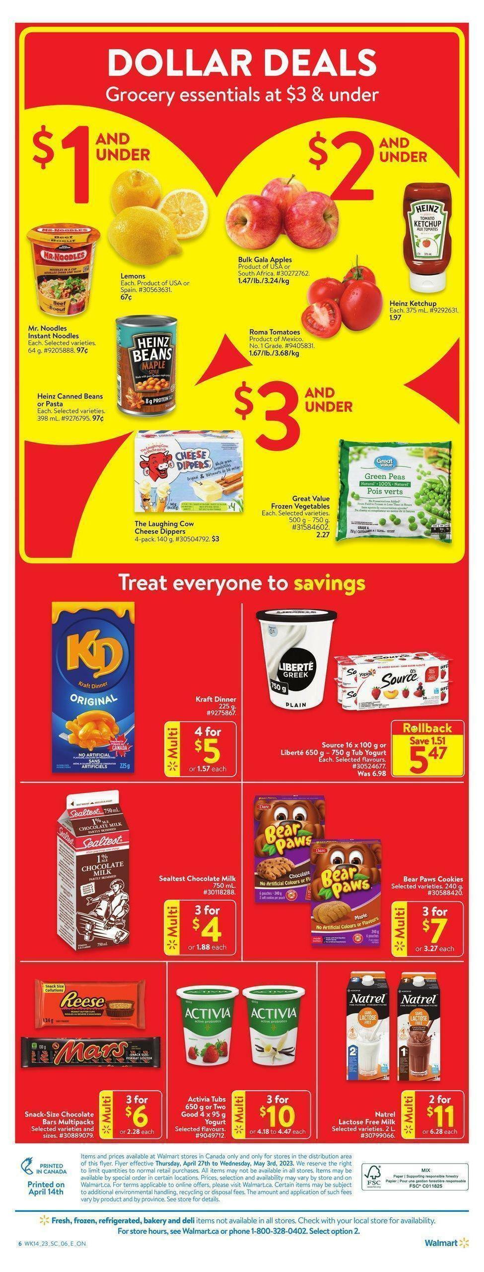 Walmart Flyer from April 27