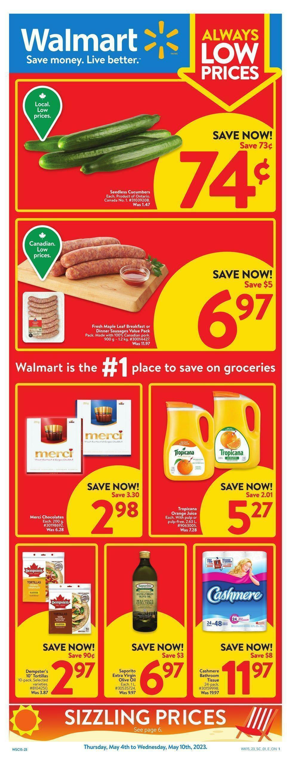 Walmart Flyer from May 4
