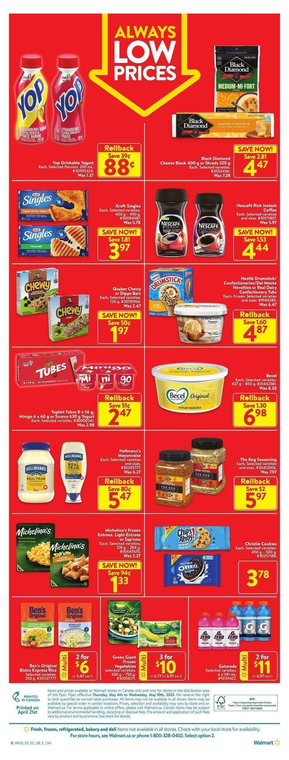 Walmart Flyer from May 4