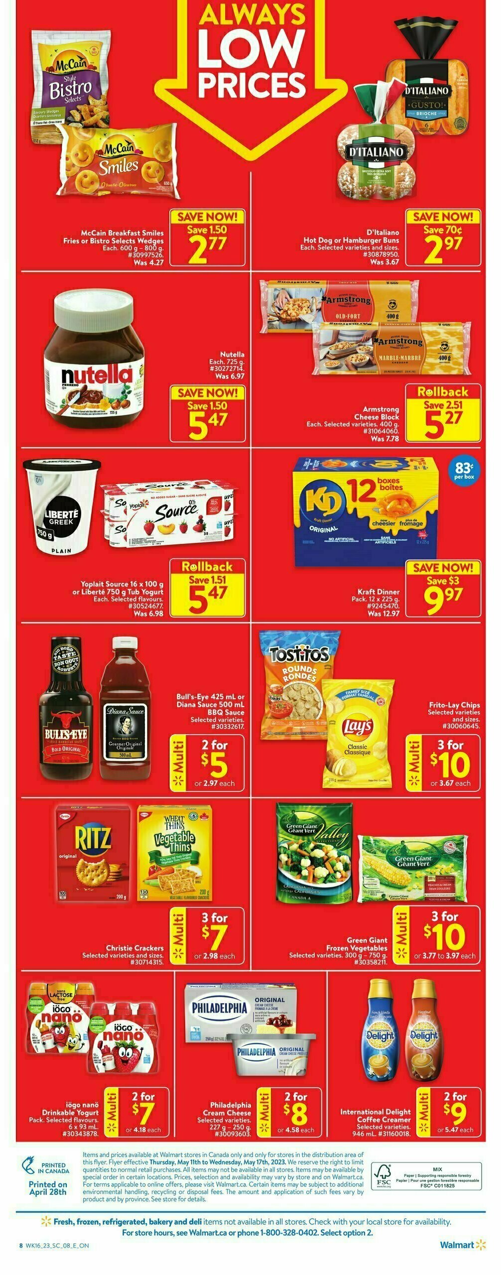 Walmart Flyer from May 11
