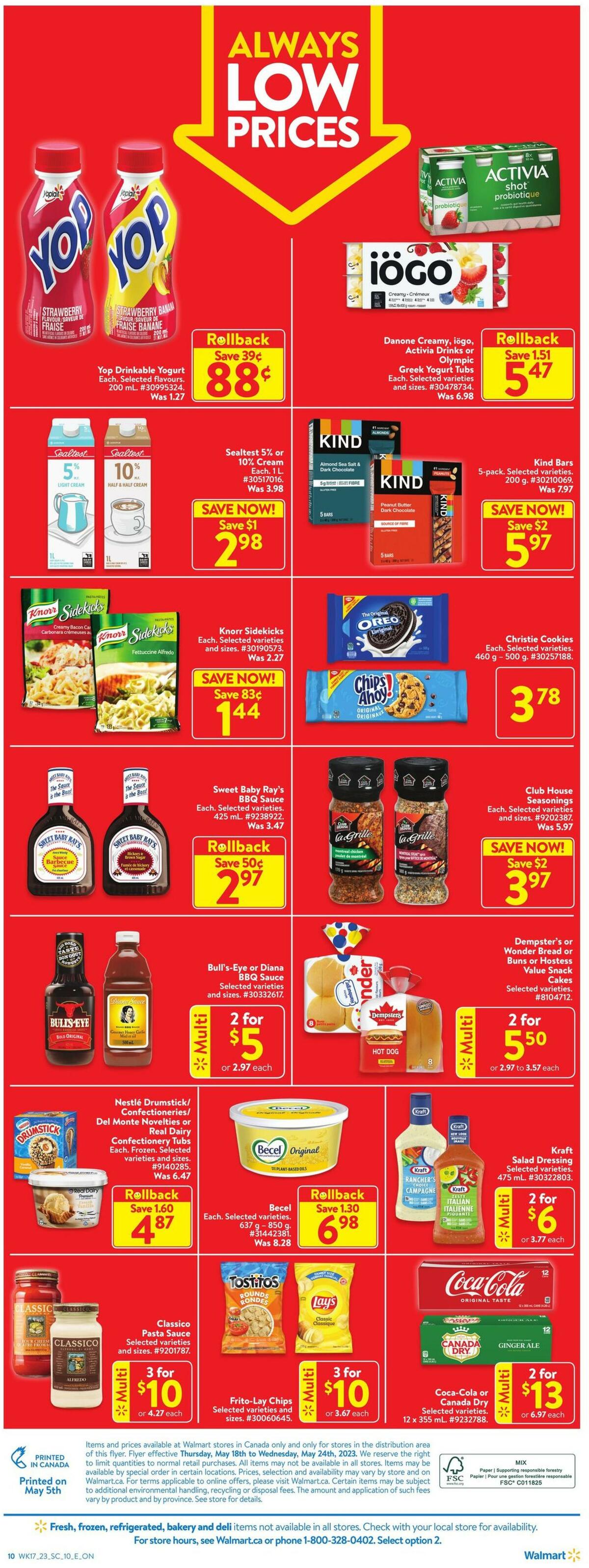 Walmart Flyer from May 18