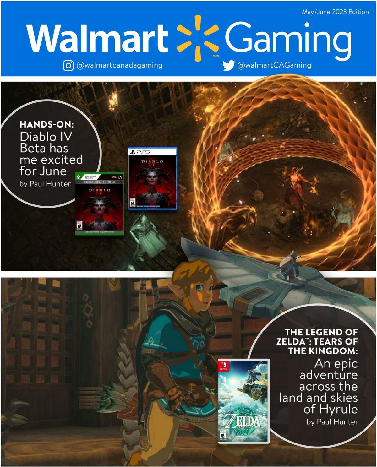 Walmart May/June Gaming Catalogue Flyer from May 4