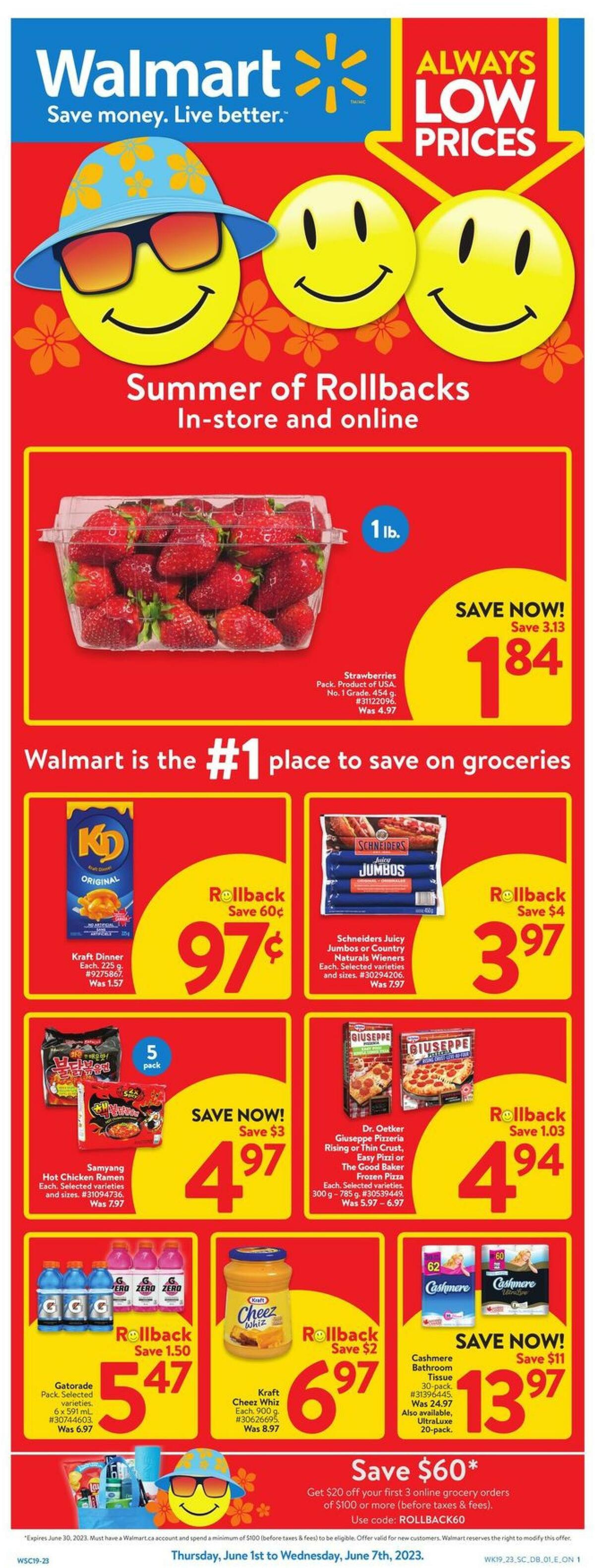 Walmart Flyer from June 1