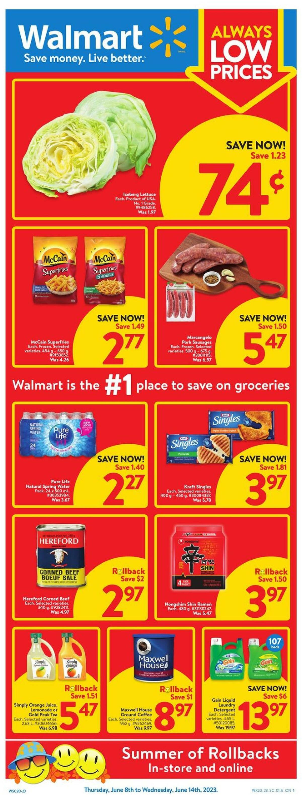 Walmart Flyer from June 8