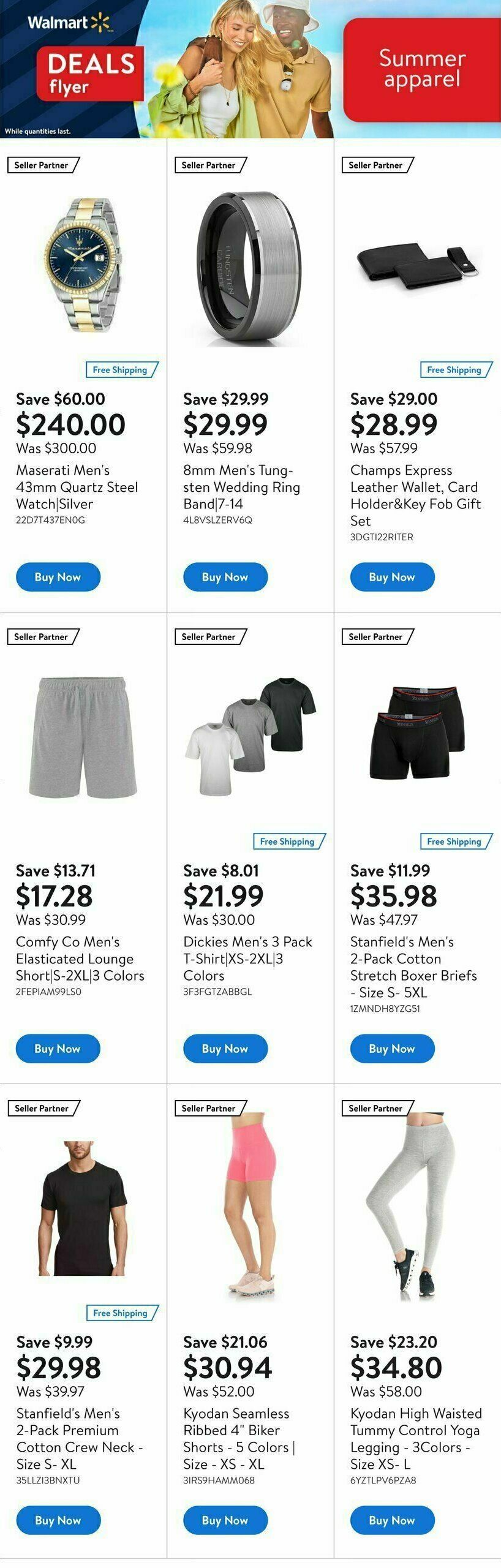 Walmart Deals Flyer from June 8
