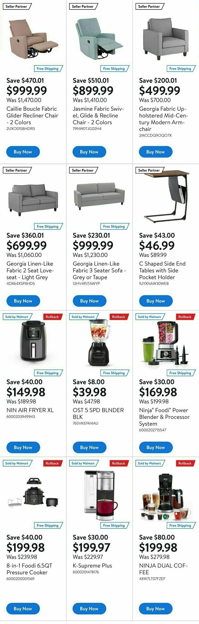 Walmart Deals Flyer from June 8