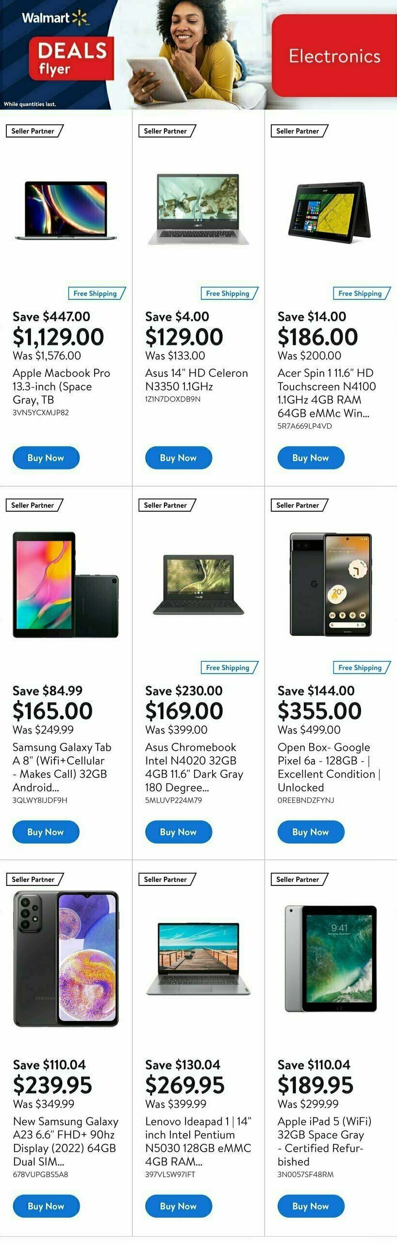 Walmart Deals Flyer from June 8