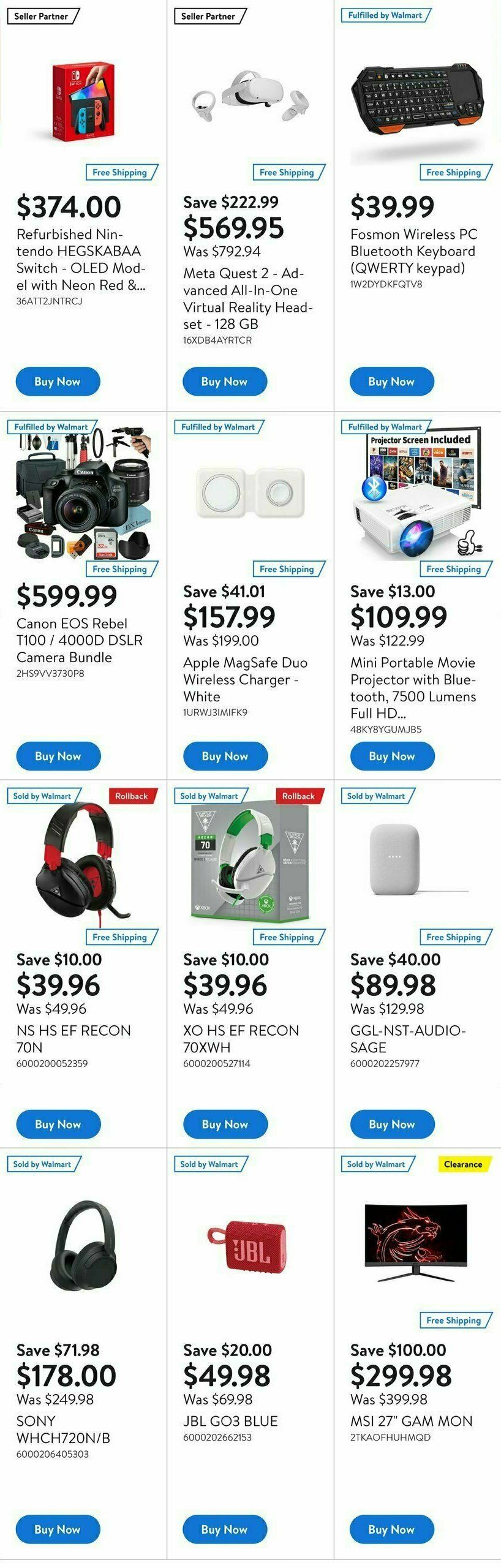 Walmart Deals Flyer from June 8