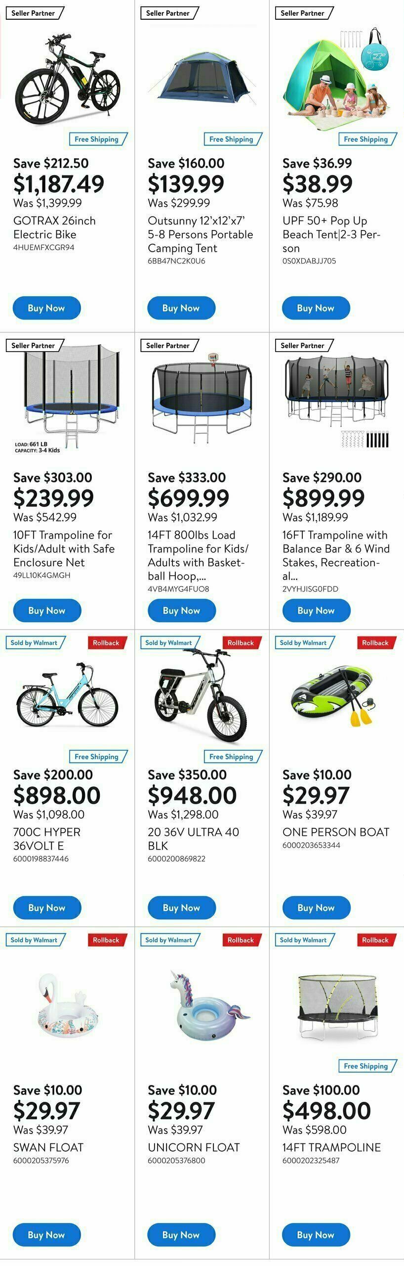 Walmart Deals Flyer from June 8